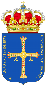 Escudo Reino das Astúrias