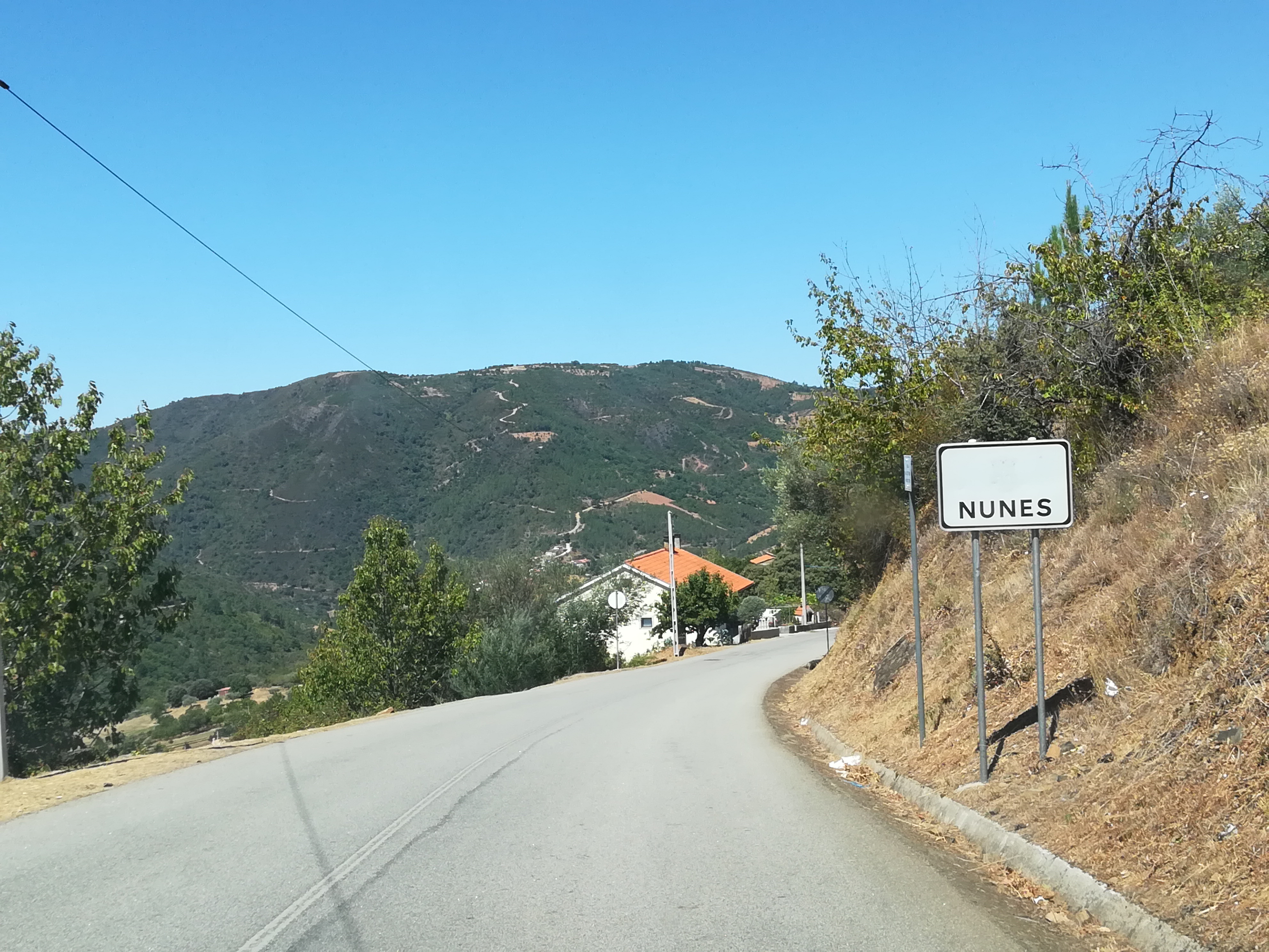 Placa de entrada na localidade