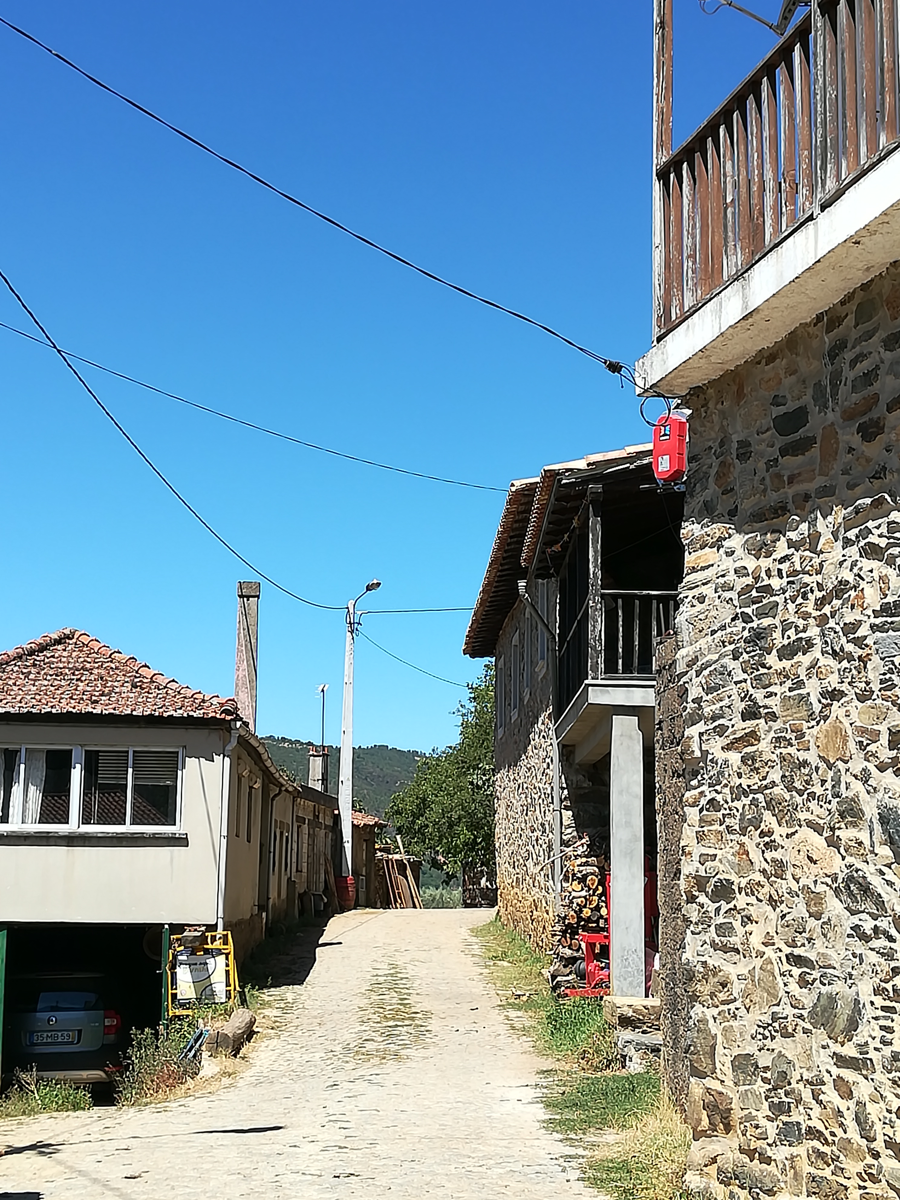 Interior da localidade de Nunes