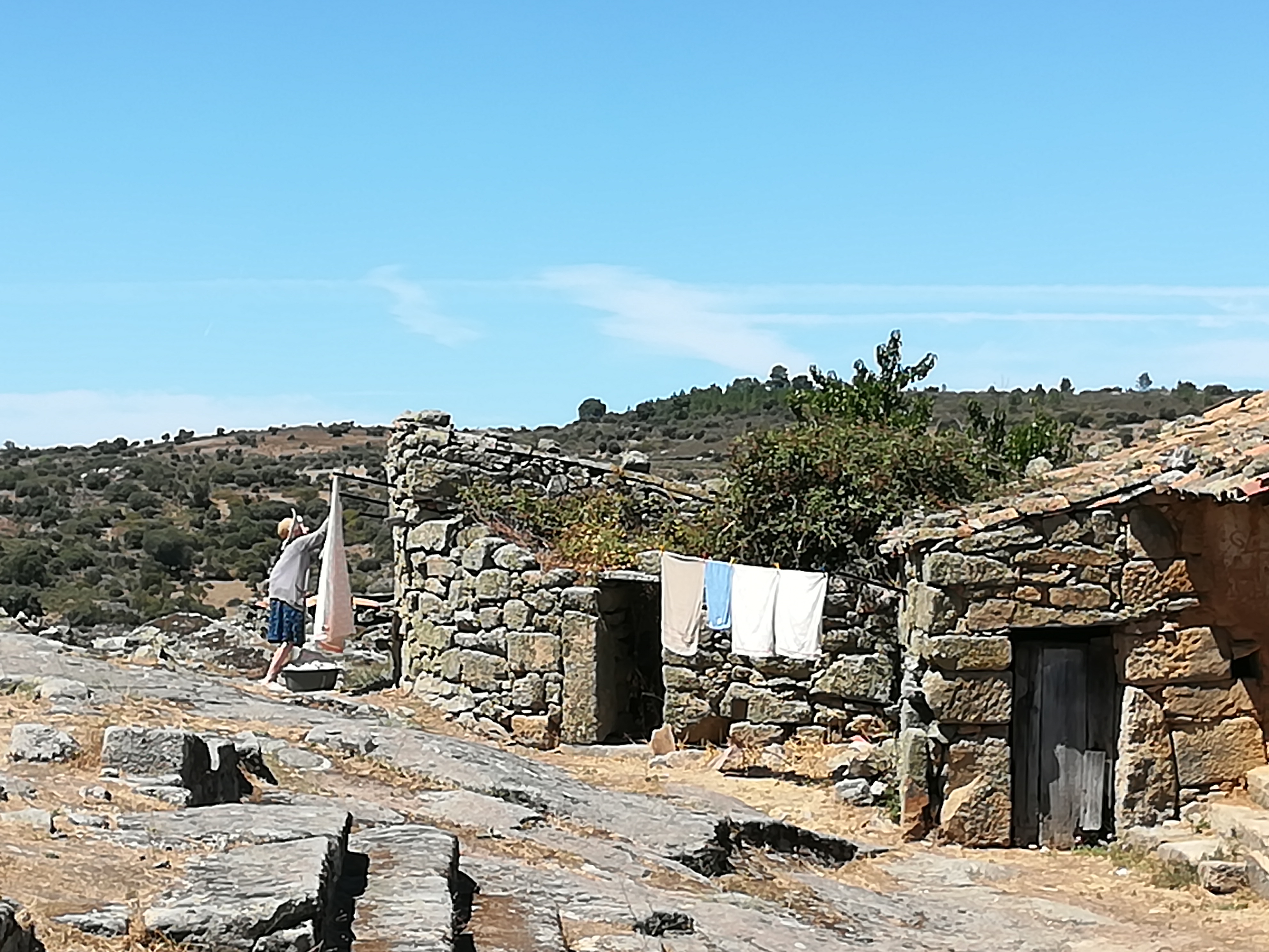 Casas em ruína