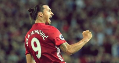 Zlatan atualmente ao serviço do Manchester United 