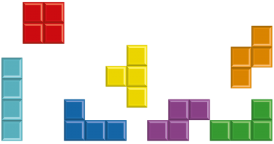 Peças de Tetris