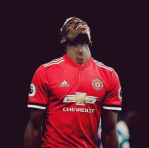 Paul Pogba ao serviço do Manchester United 