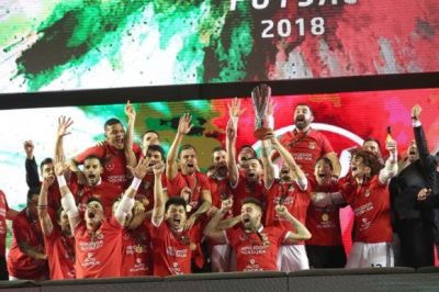 Sport Lisboa e Benfica - Equipa Vencedora da Taça da Liga de Futsal 2017/2018