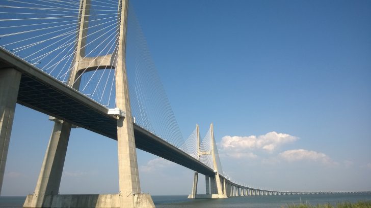 Portugal surge na listagem em 16º lugar, com a Ponte Vasco da Gama