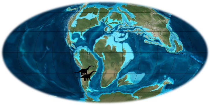 Argentinossauro-mapa