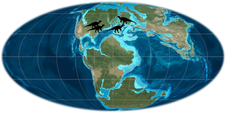 Iguanodonte-mapa