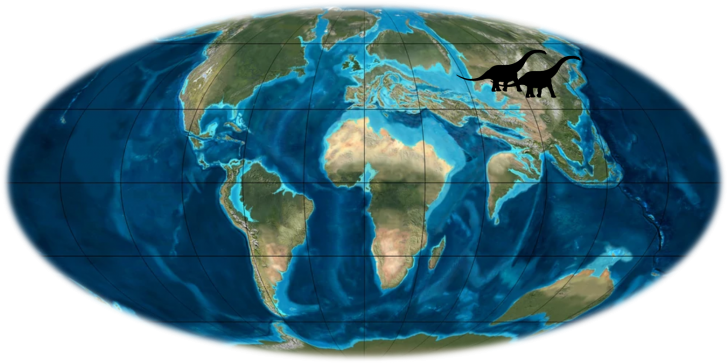 Quaesitosaurus-mapa