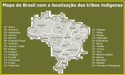 Tribos indígenas no Brasil