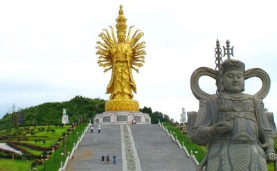 Guishan Guanyin LISTA RANKING TOP-10 MAIORES ESTATUAS DO MUNDO ESTATUAS MAIS ALTAS DO MUNDO