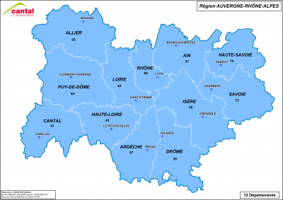 maiores regiões de frança em área ou por superficie lista ranking top-10 das regiões maiores da frança